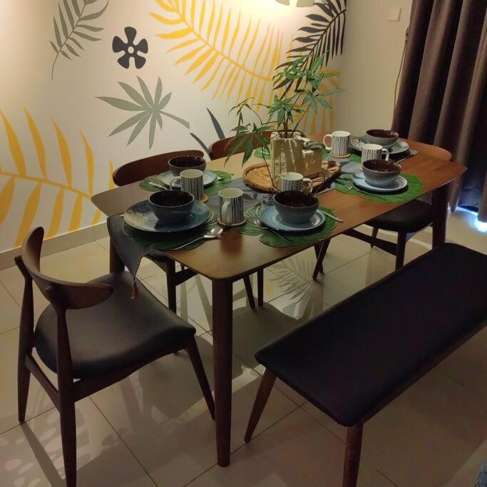 Alocasia Geniehome 3Br Free Wifi @ Utropolis Shah Alam Exterior foto