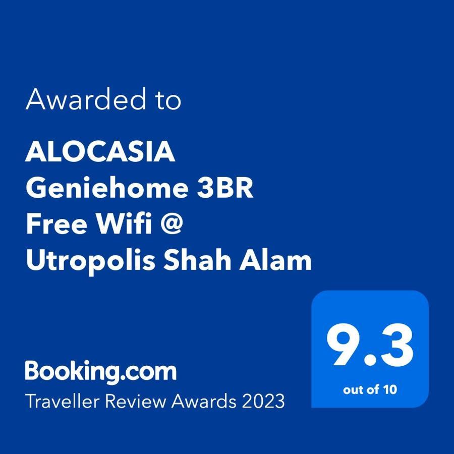 Alocasia Geniehome 3Br Free Wifi @ Utropolis Shah Alam Exterior foto